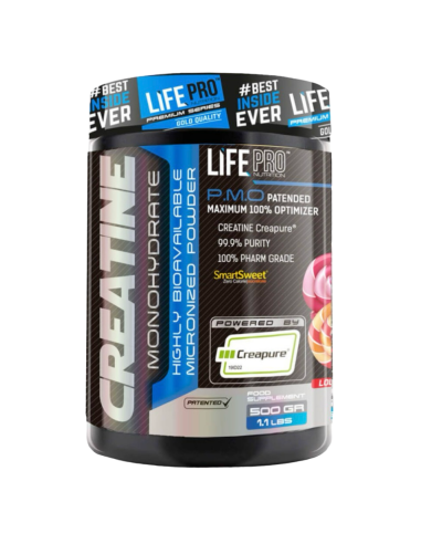 Creatina, Creapure, sabor Piruleta, 500 gramos - LifePro.