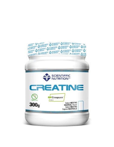 Creatina, Creapure, 300 gramos - Scientific Nutrition.