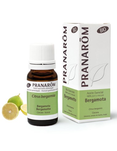 Aceite esencial, Bergamota, BIO, 10ml - Pranarom.