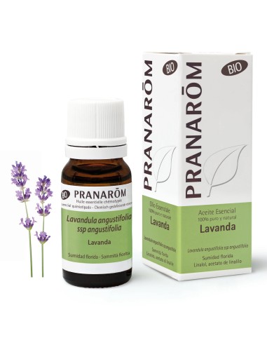 Aceite esencial, Lavanda, BIO, 10ml - Pranarom.