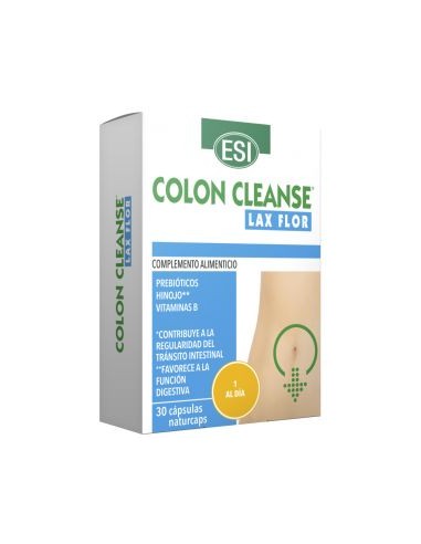 Colon Cleanse, Lax Flor, 30 cápsulas - ESI.