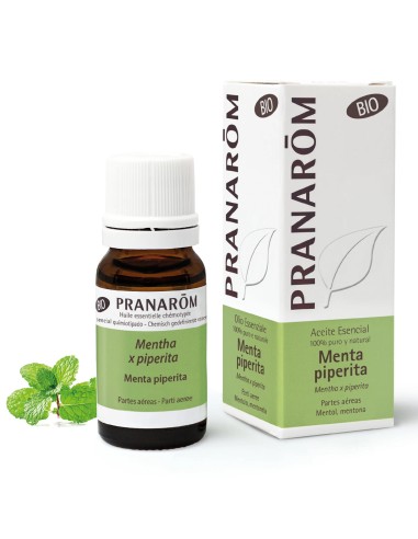Aceite esencial, Menta Piperita, BIO, 10ml - Pranarom.