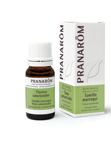 Aceite esencial, Tomillo Marroquí, BIO, 10 ml - Pranarom.