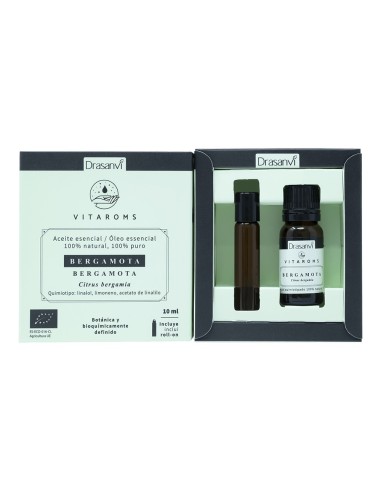 Aceite esencial, Bergamota, BIO, 10ml - Drasanvi.