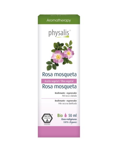 Aceite vegetal, Rosa mosqueta, BIO, 50ml - Physalis.