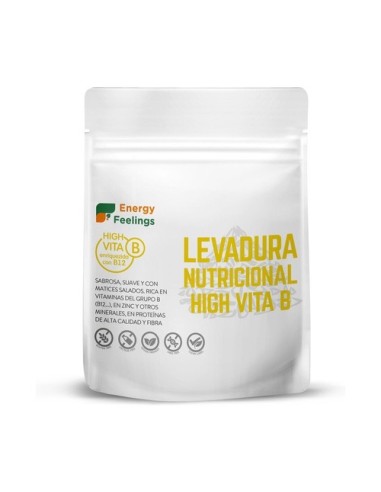 Levadura nutricional en copos, con Vitamina B12, 75 gramos - Energy Feelings.