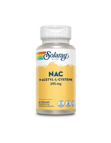 NAC, 60 cápsulas - Solaray.