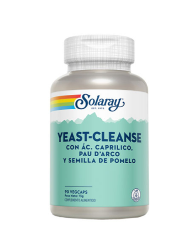 Yeast-Cleanse (Cándidas) , 90 Cápsulas-Solaray