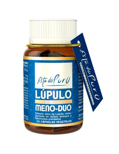 Lúpulo Meno - Duo, 30 cápsulas - Estado Puro.