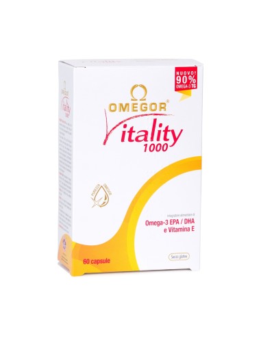 Omegor  Vitality 1000, 30 cápsulas - Nutraceuticals.