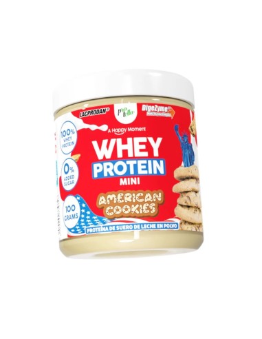 Proteína Whey, sabor American cookies, 100 gramos - Protella.