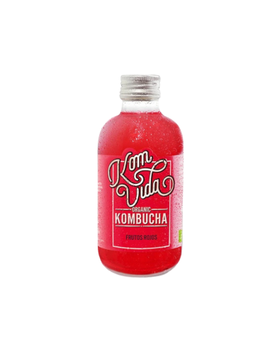 Kombucha, sabor Frutos rojos, 250ml - Komvida.