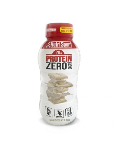 Batido de proteínas, sabor Chocolate blanco, 330ml - NutriSport.