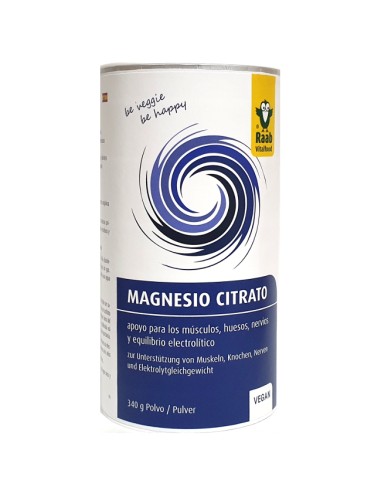 Citrato de magnesio, 340 gramos - Raab.