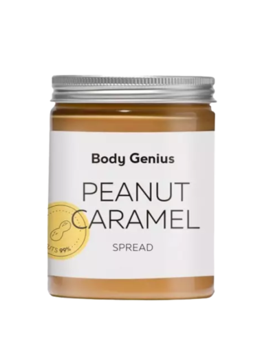 Crema untable, Cacahuete y caramelo salado, 270 gramos - BodyGenius.