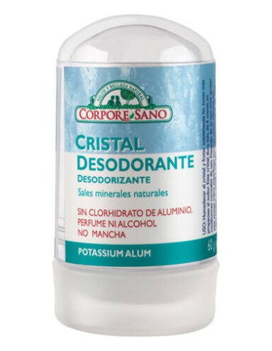 Desodorante cristal, 60 gramos - Corpore Sano.