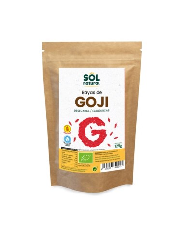 Bayas de Goji, 125 gramos - Sol Natural.