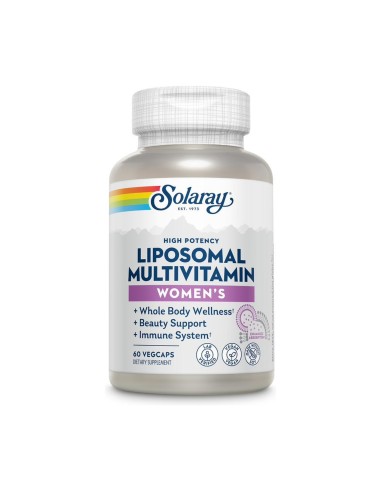 Women's Liposomal, Multivitamínico, 60 cápsulas - Solaray.