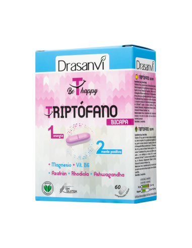 Triptófano Bicapa, 60 comprimidos- Drasanvi.