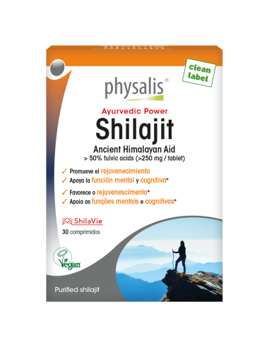 Shilajit, 30 comprimidos - Physalis.