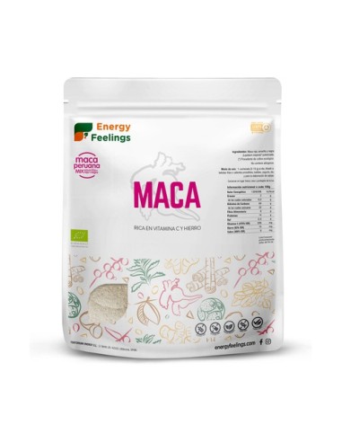 Maca negra, roja y amarilla, 200 gramos - Energy Feelings