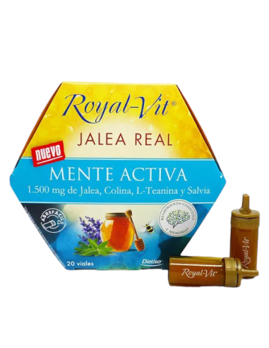 Jalea Real Mente Activa, 20 viales - Dietisa.
