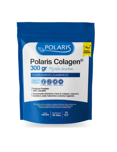 Colágeno con péptidos bioactivos, 300 gramos - Polaris.