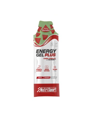 Energy Gel Plus, sabor Sandía - NutriSport.