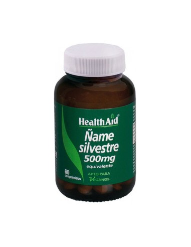 Ñame, 60 tabletas - Health Aid.