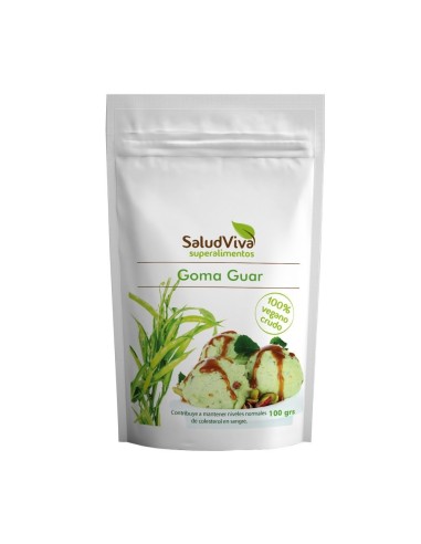 Goma Guar, BIO, 100 gramos - Salud Viva.