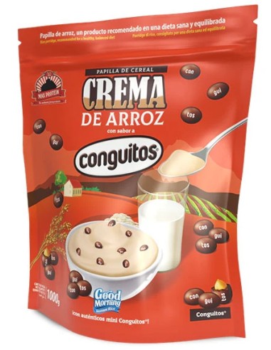 Crema de arroz, sabor Conguitos, 1Kg...