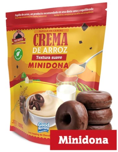 Crema de arroz, sabor Minidona, 1Kg -...