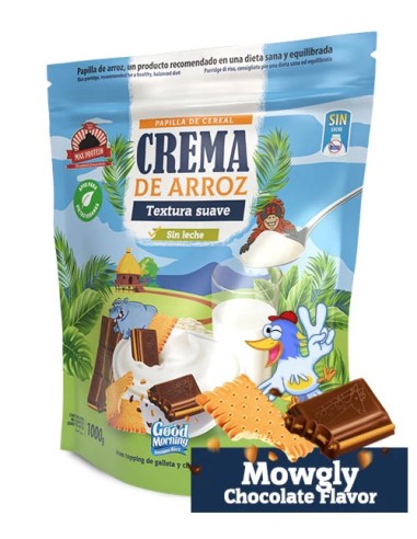 Crema de arroz, sabor Mowgly...