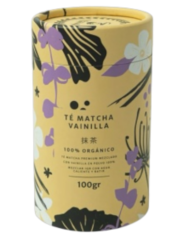 Té Matcha Vainilla, 100 gramos - Matchaflix.