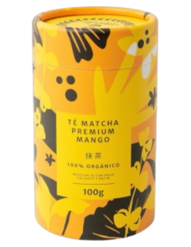 Té Matcha Mango, 100 gramos - Matchaflix.