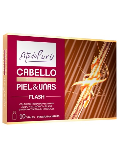 Cabello, piel y uñas, 10 viales - Estado Puro.