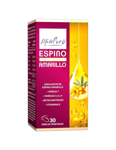 Espino amarillo, 500mg, 30 perlas -...