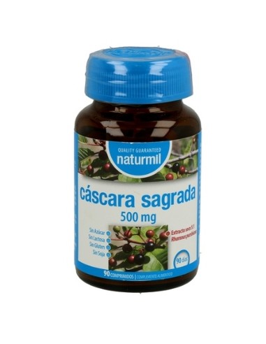 Cáscara Sagrada, 500 mg, 90 comprimidos - Naturmil