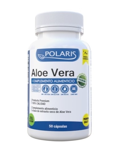 Aloe vera, 50 cápsulas - Polaris