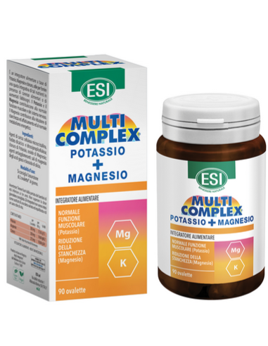 Multicomplex, Potasio - Magnesio, 90 tabletas - ESI.