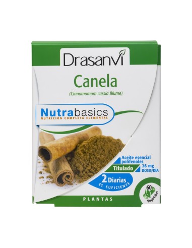 Canela, 60 cápsulas - Drasanvi.