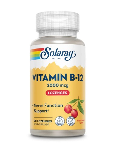 Vitamina B-12, Sublingual, sabor...