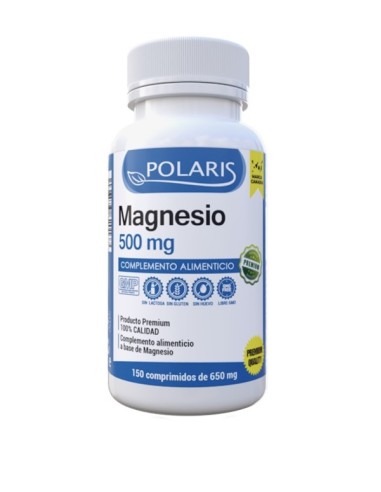 Magnesio, 500 mg, 150 comprimidos - Polaris.