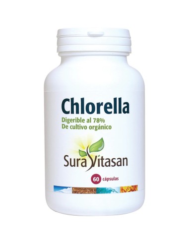 Chlorella, 60 cápsulas - Suravitasan.