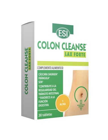 Colon Cleanse, Lax Forte, 30 tabletas - ESI.