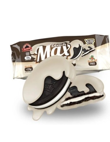 Galletas, Black Max, sabor Chocolate blanco, 4 unidades - Max Protein.