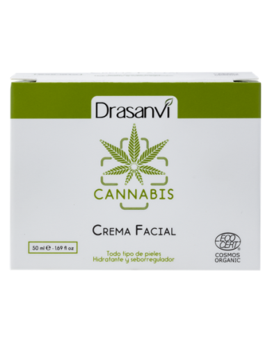 Crema facial cannabis ecocert bio-50 , Drasanvi.