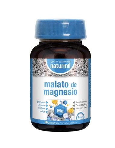 Malato de Magnesio, 90 comprimidos - Naturmil.
