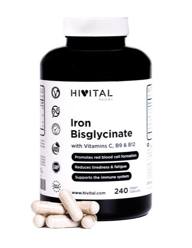 Hierro (vegetal), con Vitaminas C,...