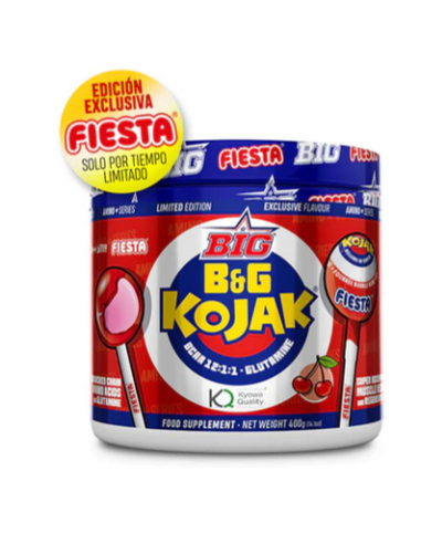 Glutamina + BCAA, sabor Kojak, 400 gramos - BIG.